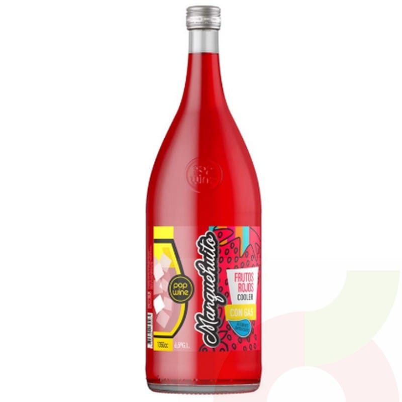 Manqueguito Frutos Rojos Cooler Con Gas Pop Wine 750 ml