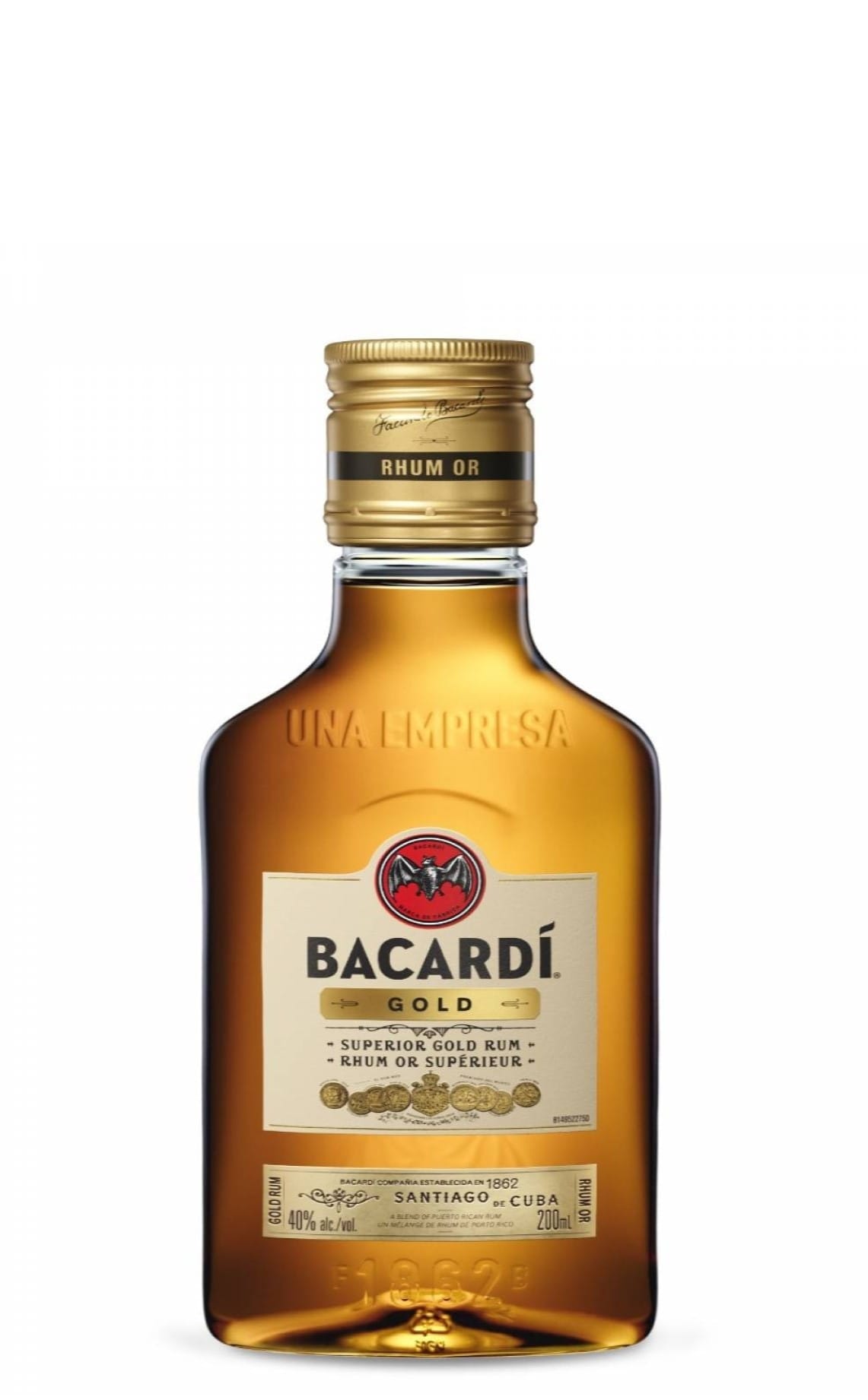 Bacardi Carta Oro 200 ml