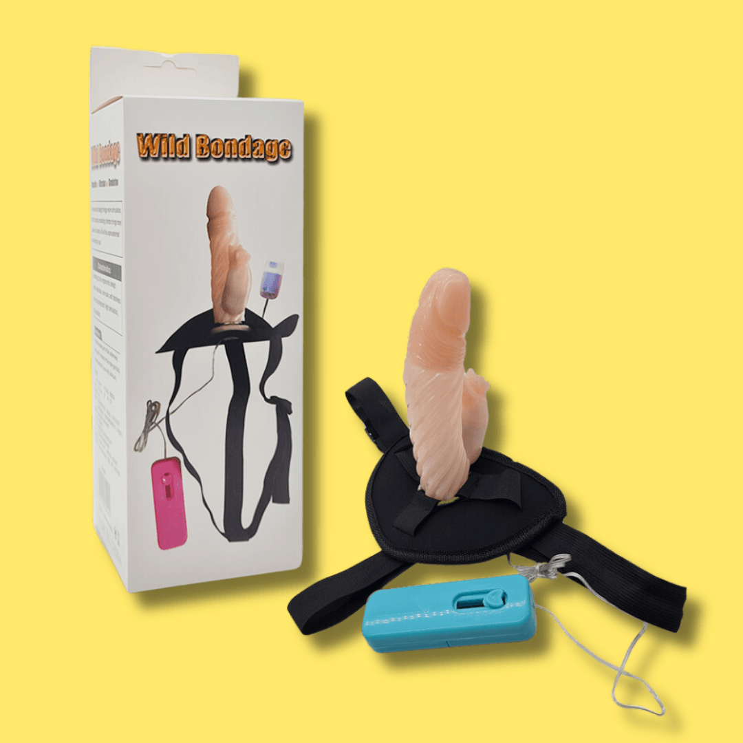 Arnés Sexual con Funda y estimulador de clítoris