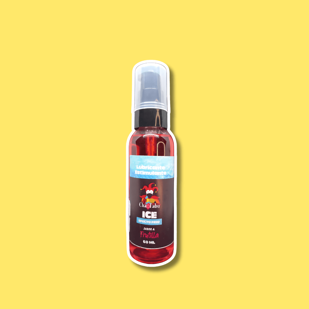 Lubricante Ice Sabor frutilla 🍓❄️