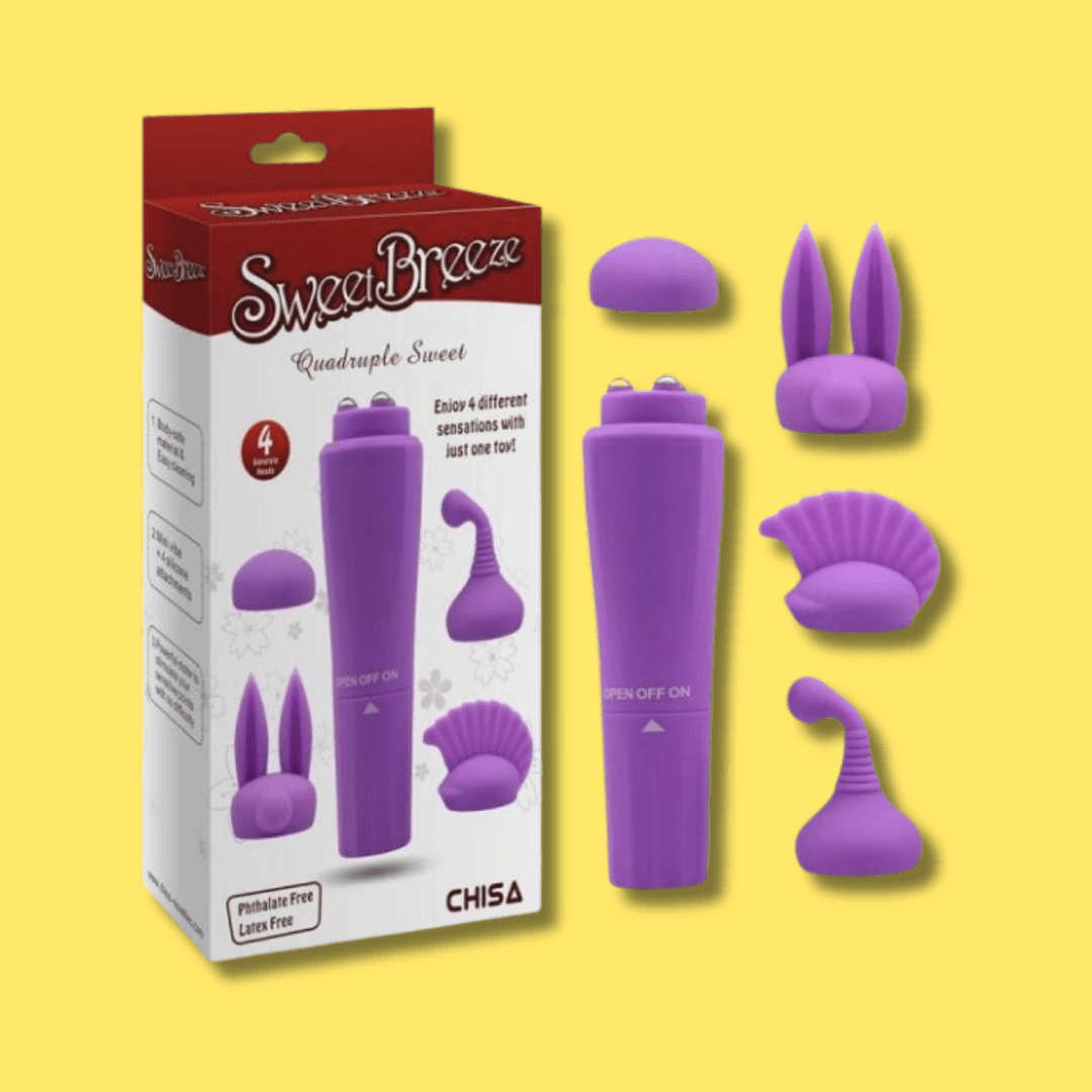 Vibrador Quadruple Sweet 🍭💜